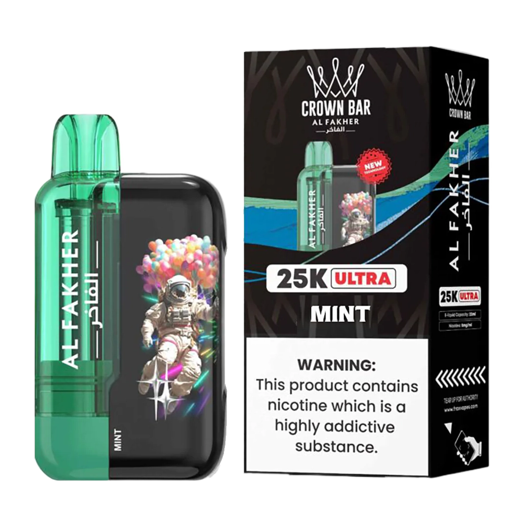AL Fakher Crown Bar 25K puffs Ultra - Menthol - 5mg
