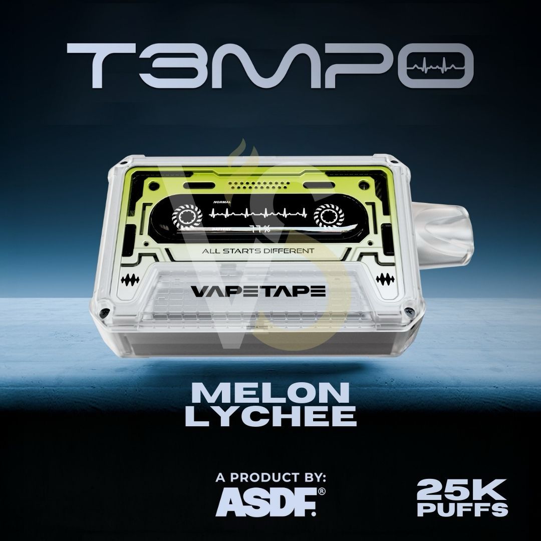 ASDF Tempo - Melon Lychee - 25k Puffs 5%