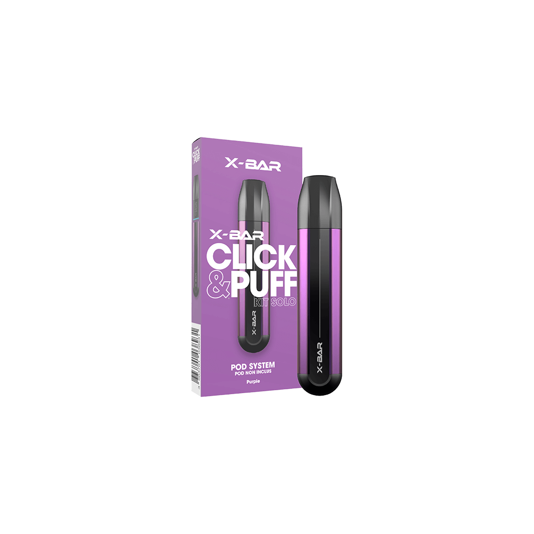 Appareil X-BAR Click and Puff  Starter Kits (Pods Fermés)  xvape.ma Maroc.