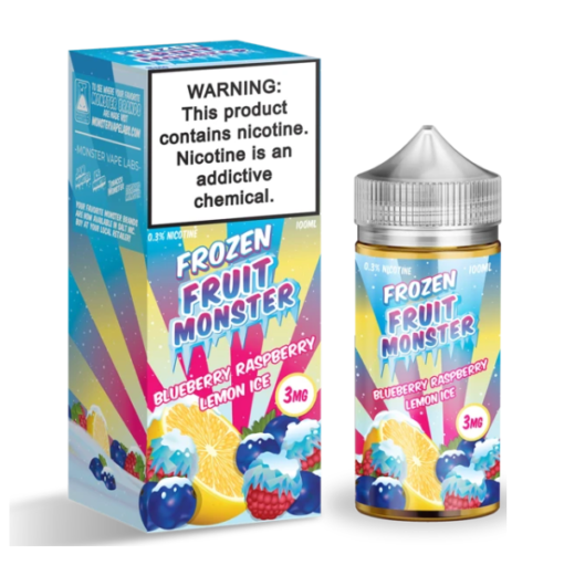 Fruit Monster Blueberry Raspberry Lemon Ice 120ml  E-liquide premium  xvape.ma Maroc.