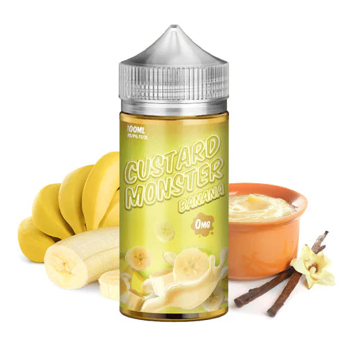 Custard monster Banana 120ml  E-liquide premium  xvape.ma Maroc.