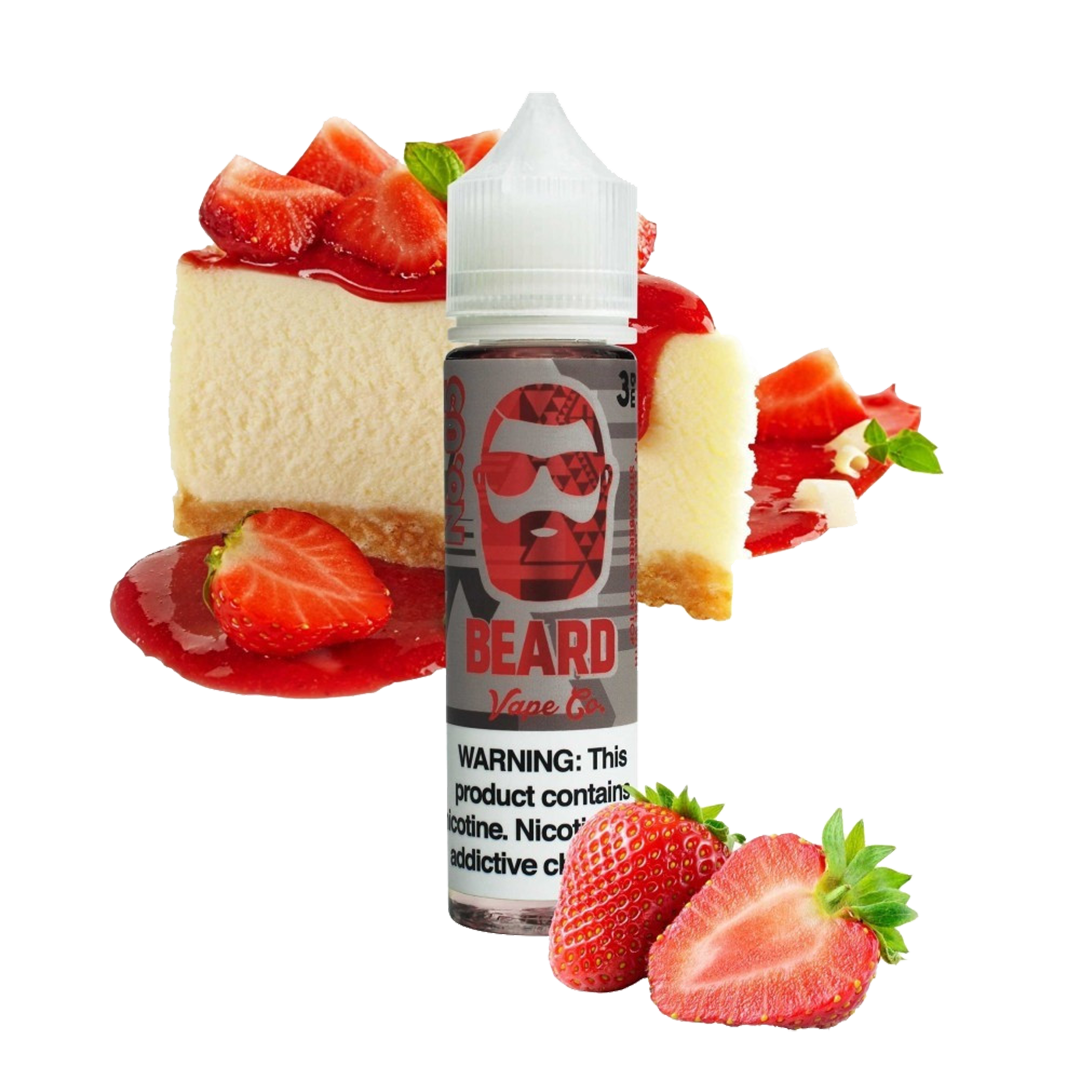 Beard Strawberry cheesecake 60ml  E-liquide premium  xvape.ma Maroc.