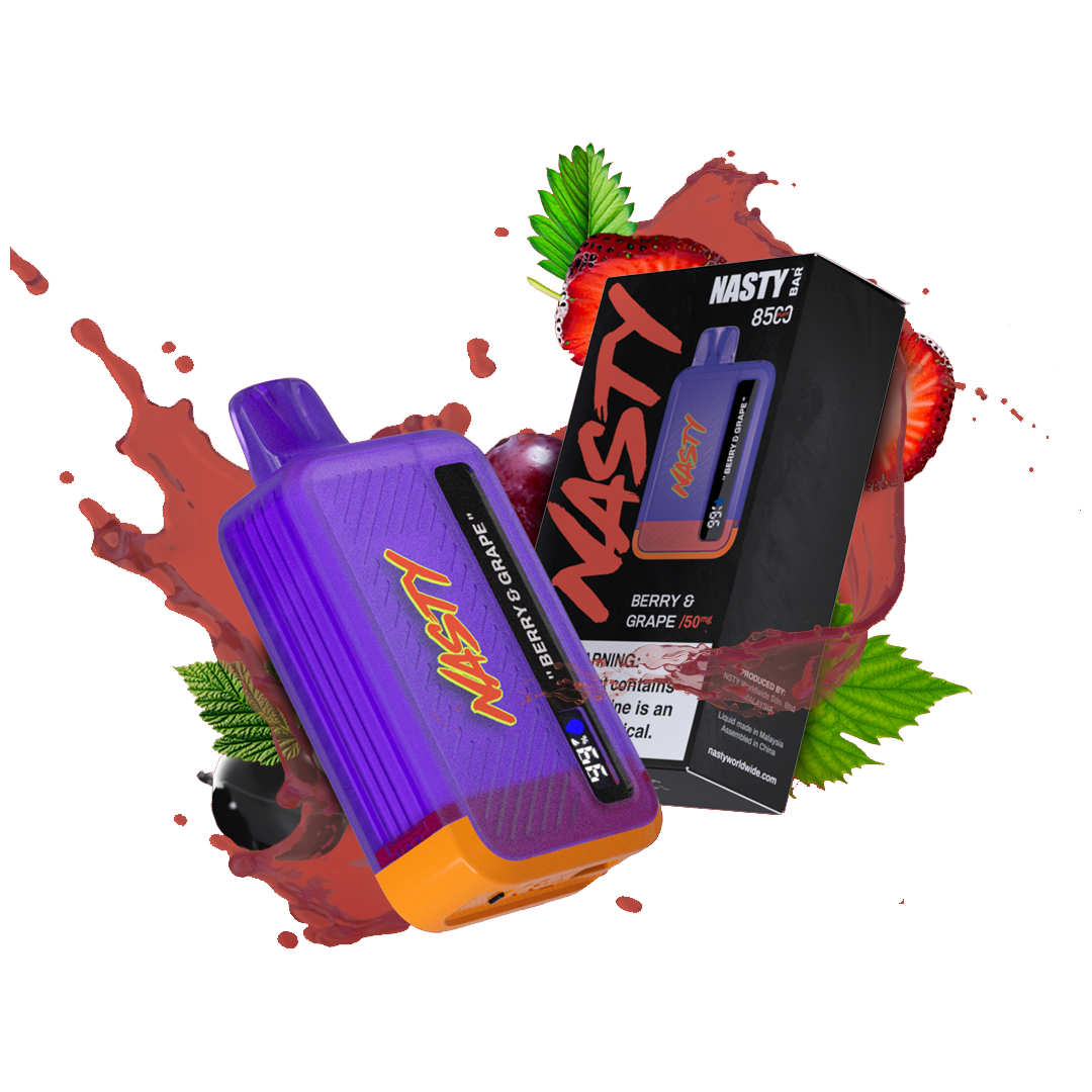 Nasty 8.5K - BERRY & GRAPE 8500 puffs 2% / 5% Jetable xvape.ma Maroc.