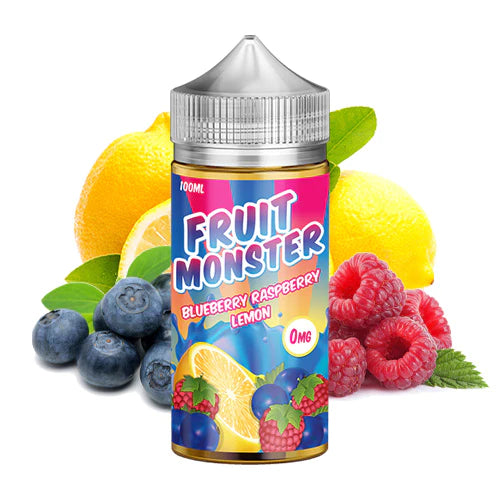 Fruit Monster Blueberry Raspberry Lemon  120ml  E-liquide premium  xvape.ma Maroc.