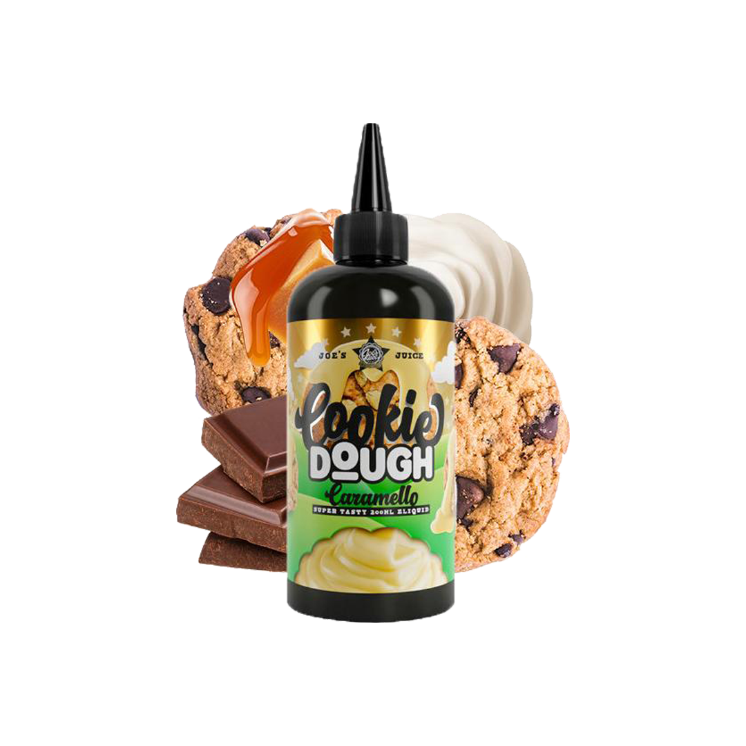 Cookie Dough - Caramello - Joe's Juice 200ml  E-liquide premium  xvape.ma Maroc.