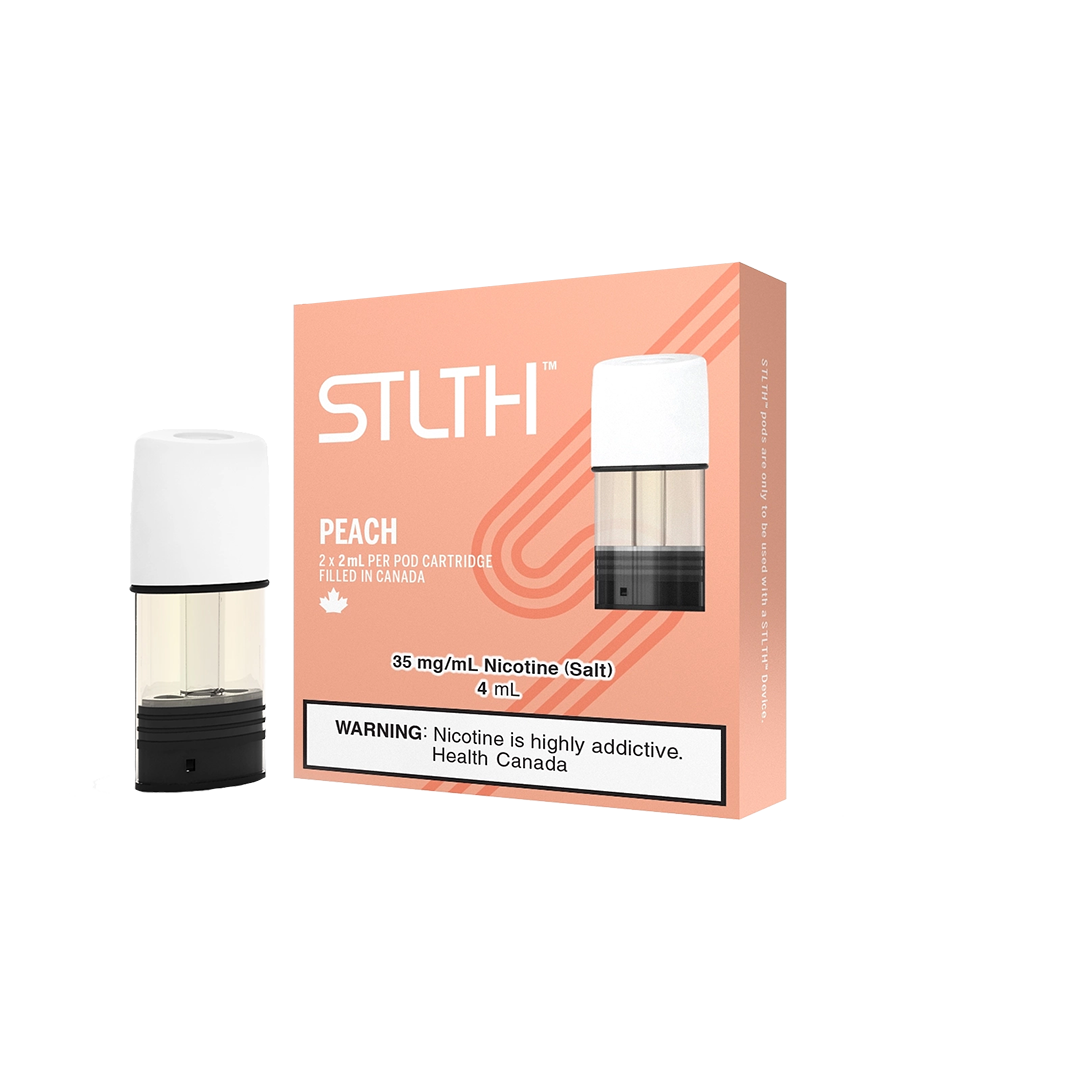 STLTH Pod – Peach Cartouches Pré-Remplies xvape.ma Maroc.