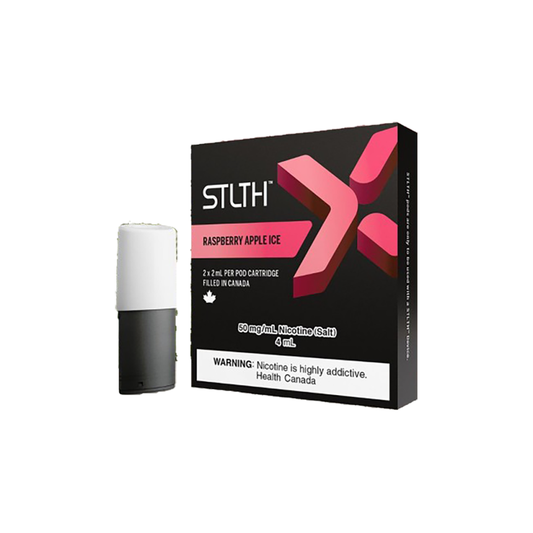 STLTH X Pod - Raspberry Apple Ice Cartouches Pré-Remplies xvape.ma Maroc.