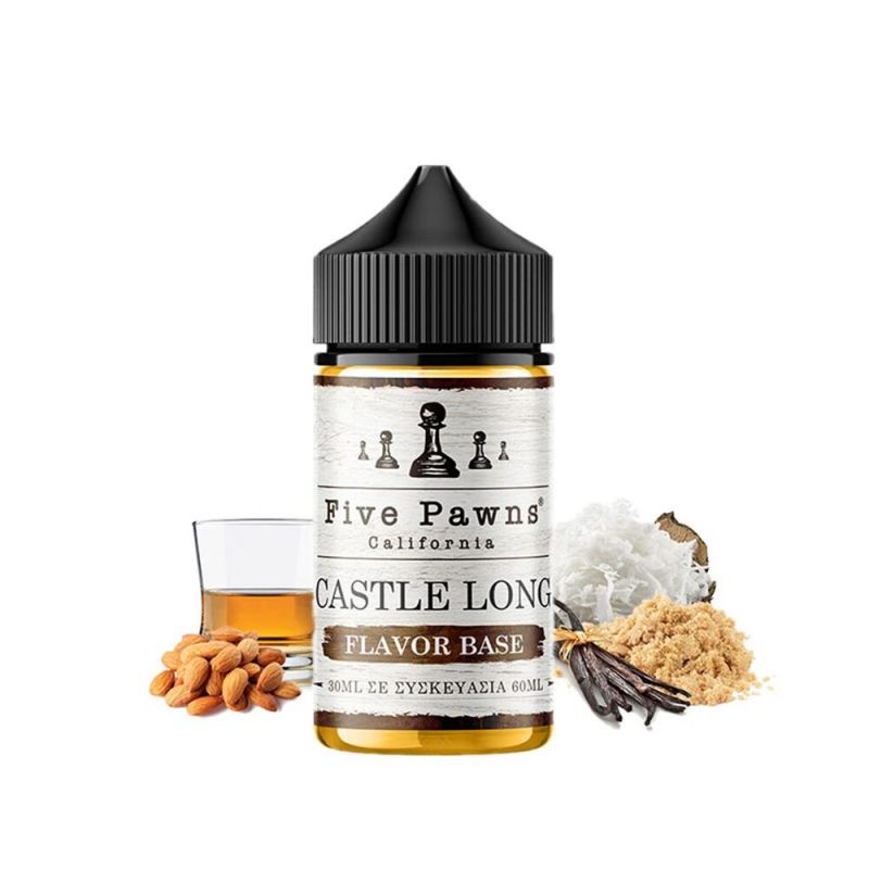 Castle Long - Five Pawns 60ml  E-liquide premium  xvape.ma Maroc.