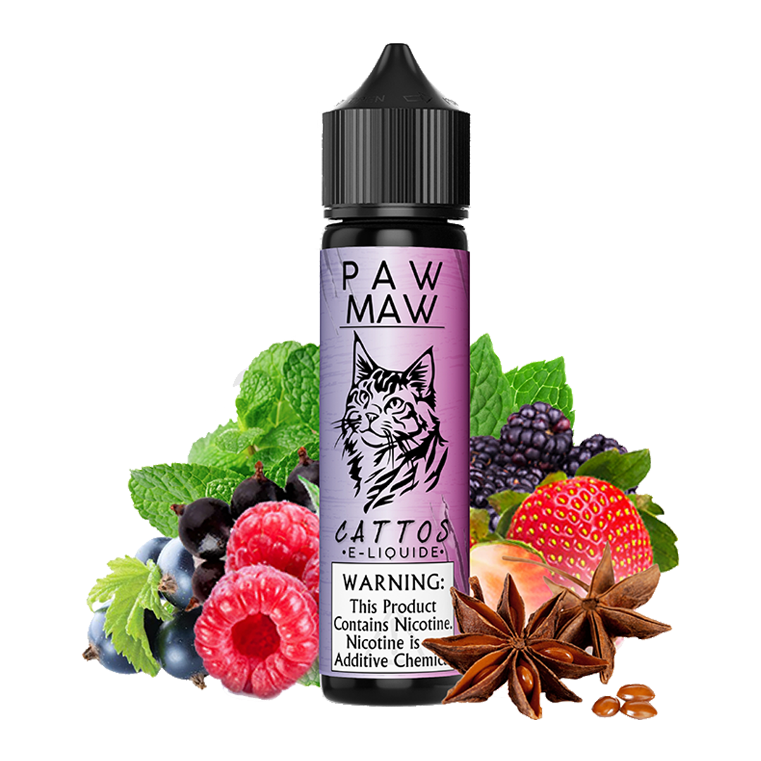 Cattos E-juice PAW MAW E-liquide premium xvape.ma Maroc.
