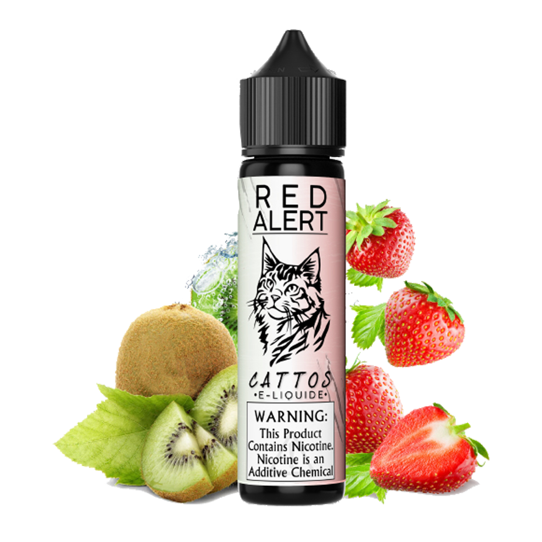 Cattos E-juice Red Alert  E-liquide premium  xvape.ma Maroc.