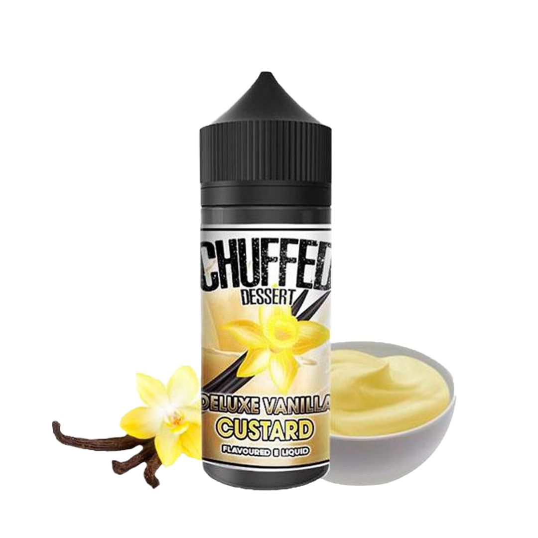 Chuffed Deluxe Vanille Custard 120ml  E-liquide premium  xvape.ma Maroc.