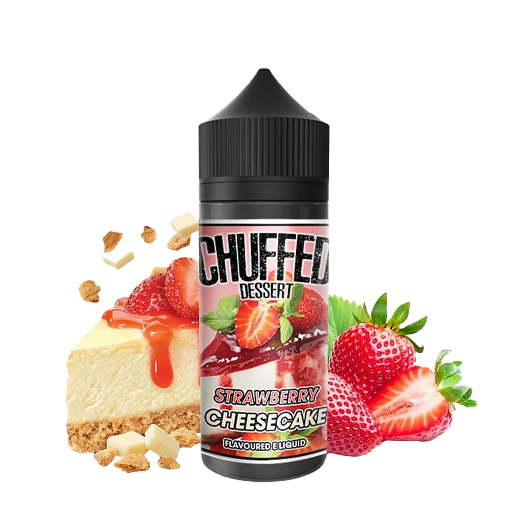 Chuffed Strawberry Cheesecake 120ml  E-liquide premium  xvape.ma Maroc.