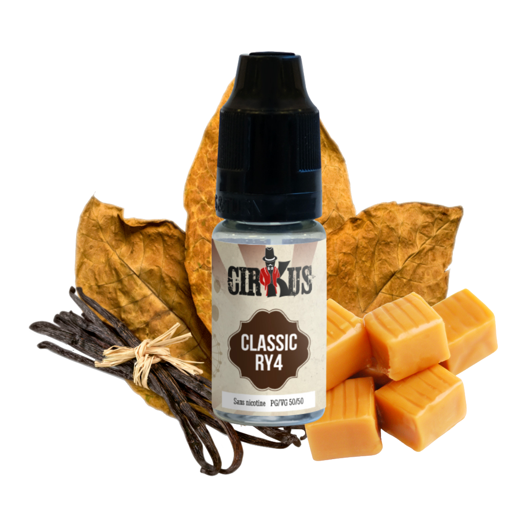 CirKus RY4 Classic 10ml  E-liquide premium  xvape.ma Maroc.