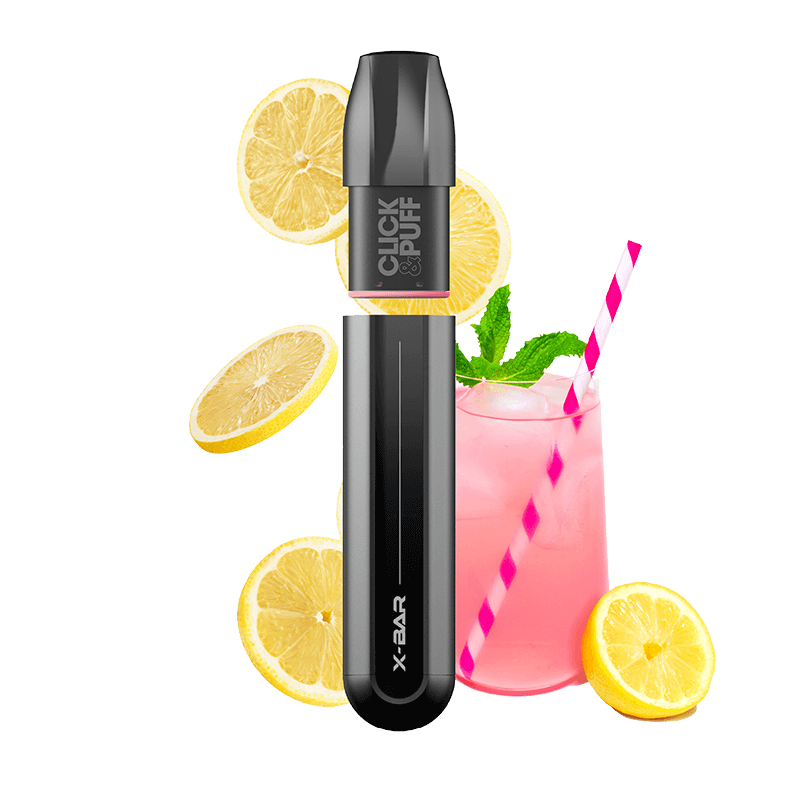 X-BAR Click & Puff kit de démarrage - PINK LEMONADE  Starter Kits (Pods Fermés)  xvape.ma Maroc.