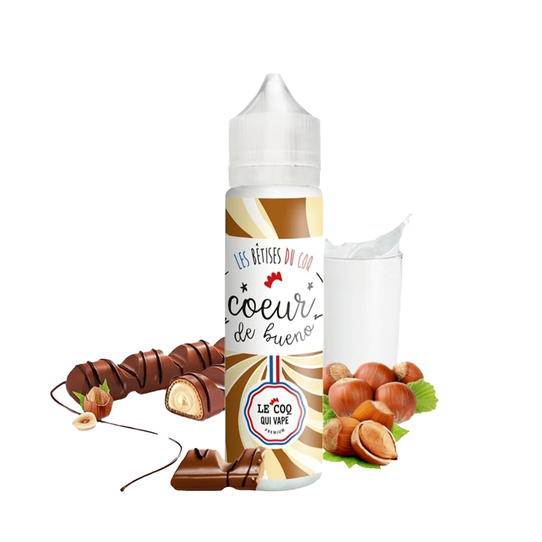 Les btises Du Coq Cur de Bueno Le Coq Qui Vape 60ml Les btises Du Coq Cur de Bueno Le Coq Qui Vape 60ml