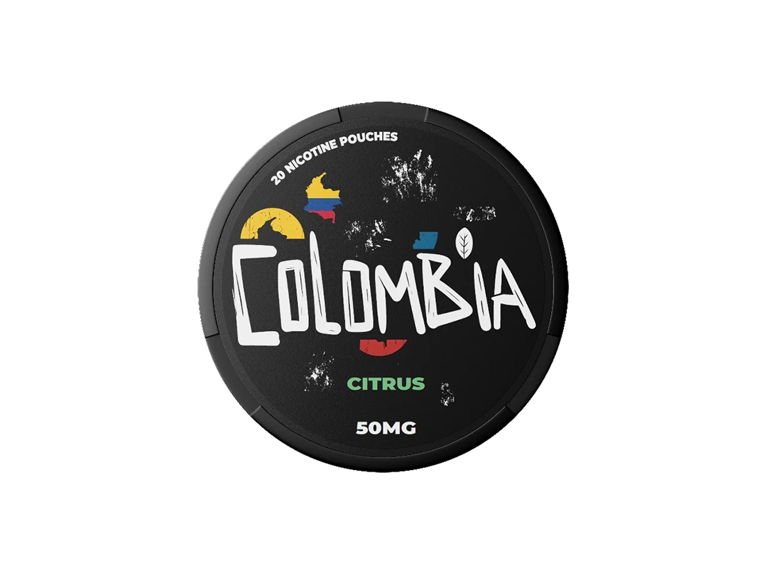 Colombia INTENSE Nicotine Pouches - Citrus - 50mg