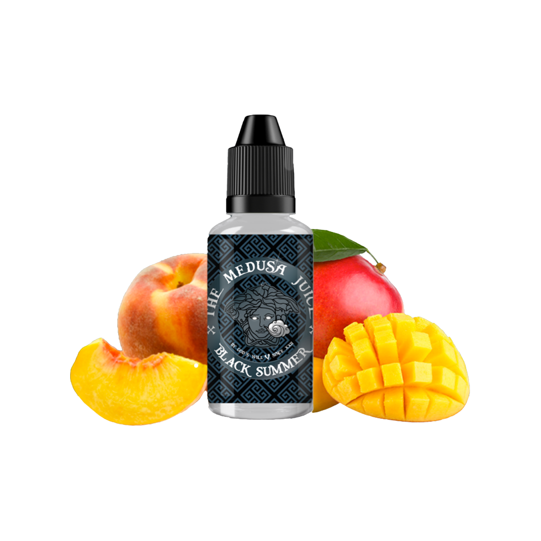Concentré Black Summer 30ml - The Medusa Juice  Arôme concentré  xvape.ma Maroc.
