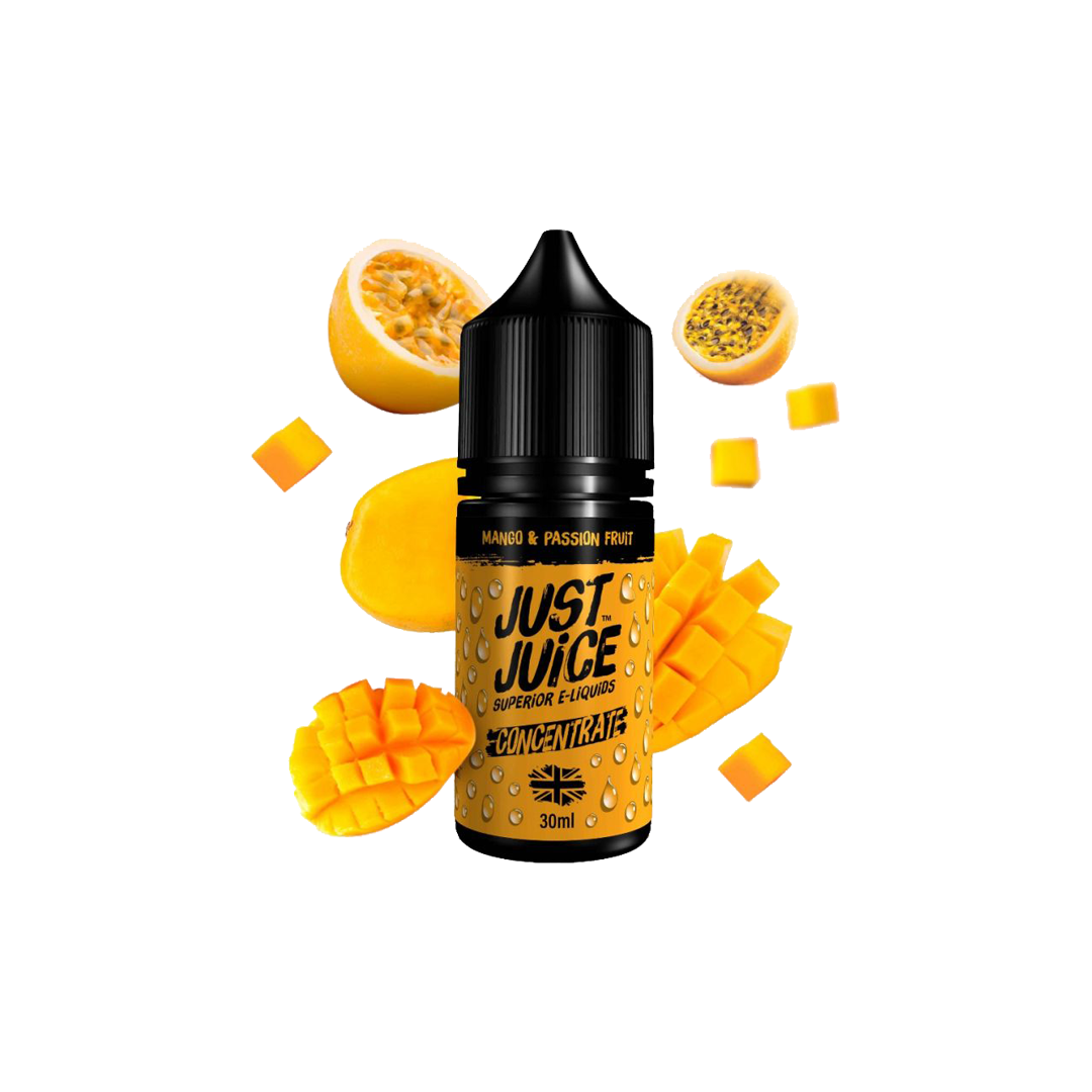 Concentré Just Juice Mango Passionfruit 30ml Arôme concentré xvape.ma Maroc.