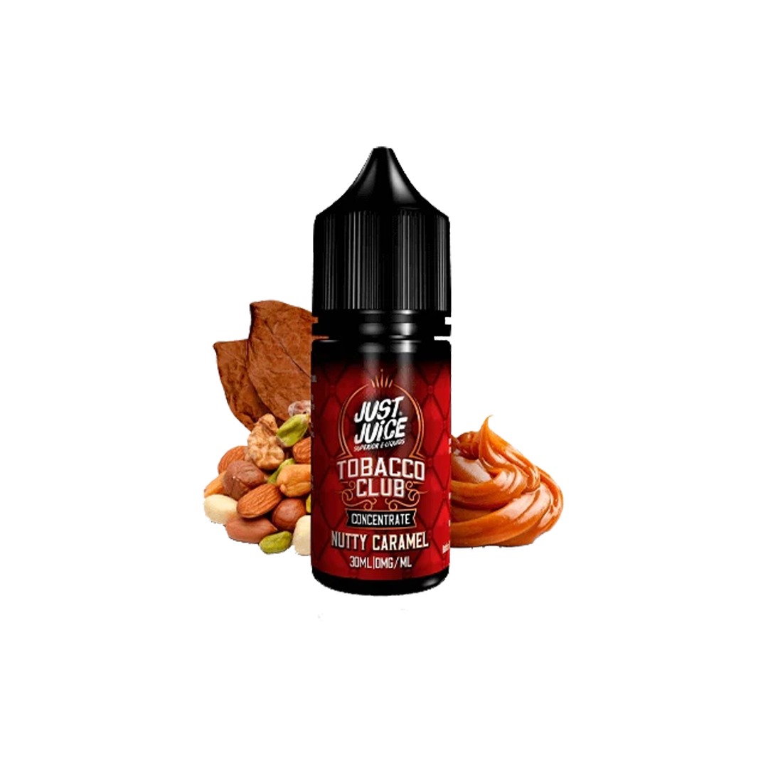 Concentré Just Juice Tobacco Club Nutty Caramel 30ml Arôme concentré xvape.ma Maroc.