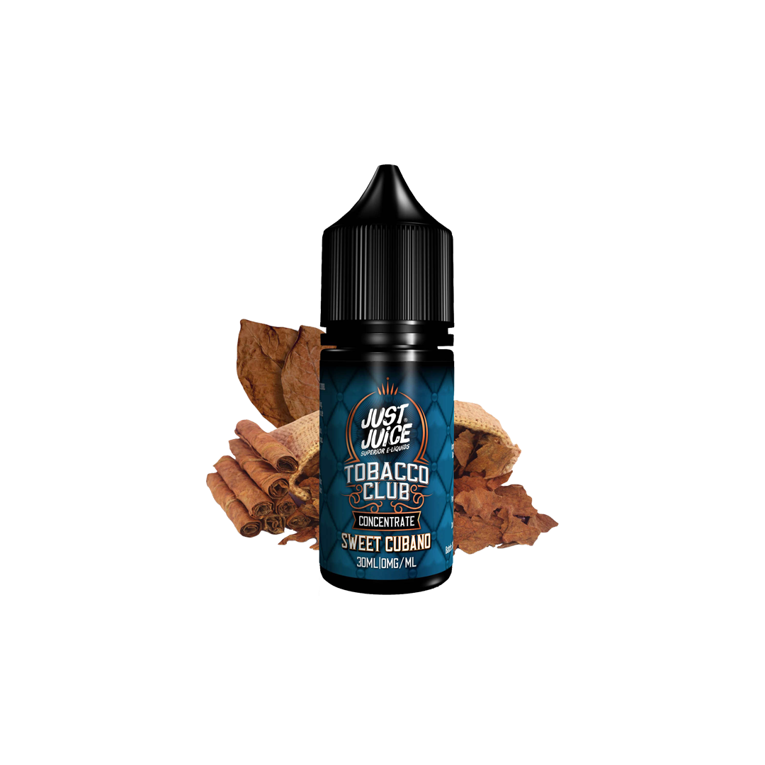 Concentré Just Juice Tobacco Club Sweet Cubano 30ml Arôme concentré xvape.ma Maroc.