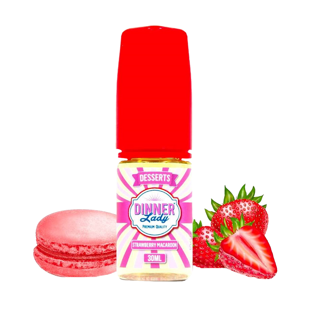 Concentré Strawberry Macaron - Dinner Lady  Arôme concentré  xvape.ma Maroc.