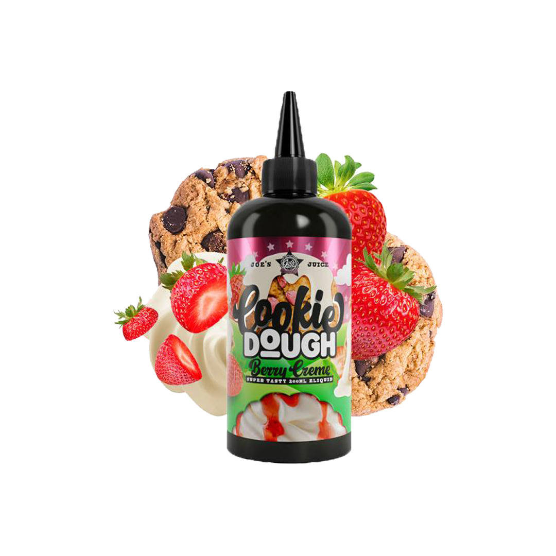 Cookie Dough - Berry Creme - Joe's Juice 200ml  E-liquide premium  xvape.ma Maroc.
