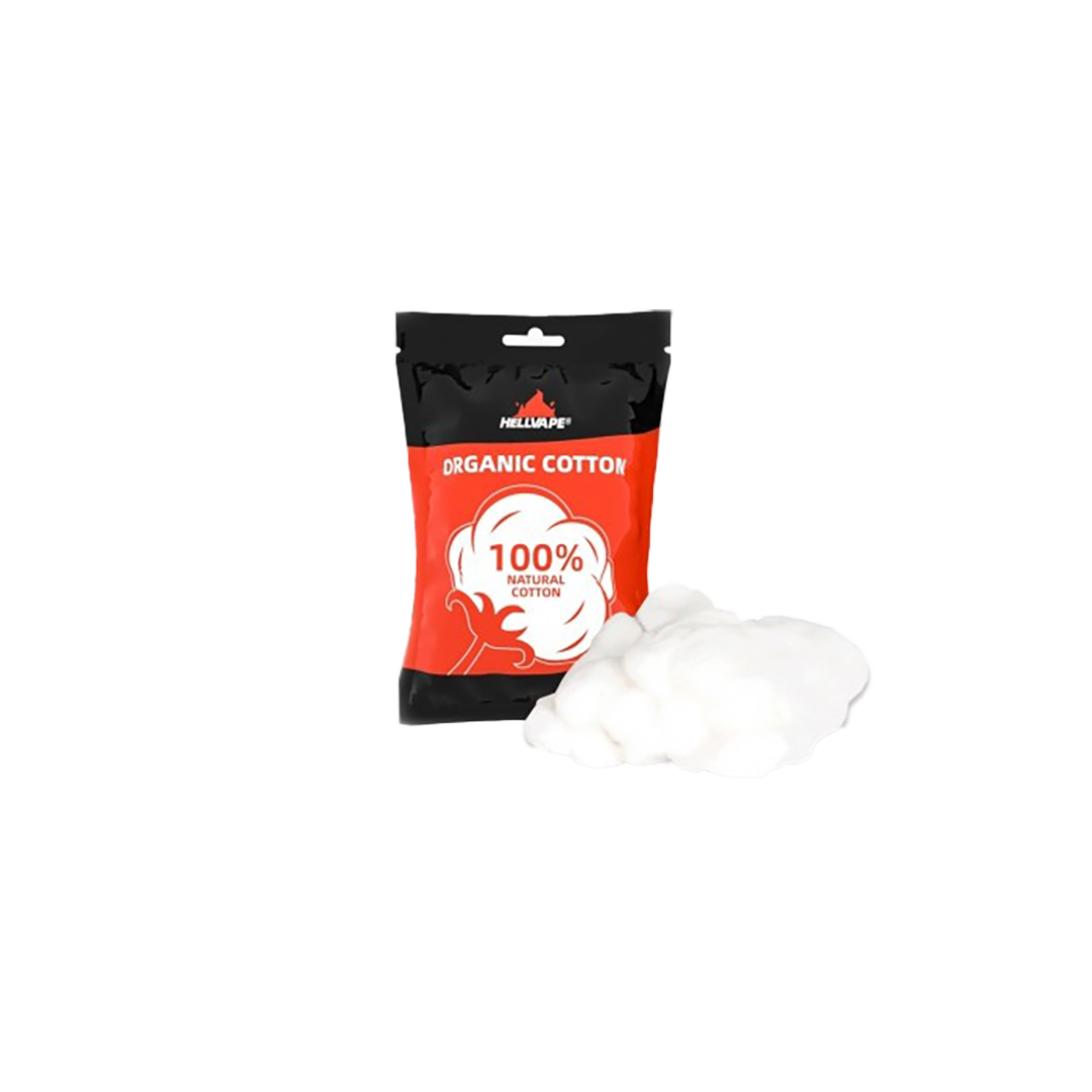 Coton Organique 100% Naturel - Hellvape Coton Organique 100% Naturel - Hellvape