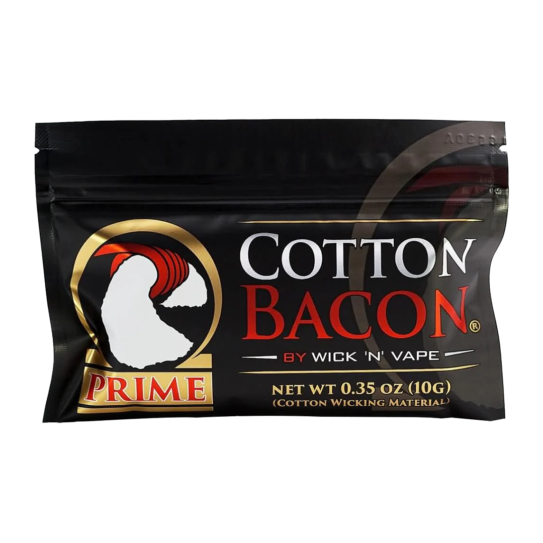 Coton Bacon Prime by WickNvape Coton xvape.ma Maroc.