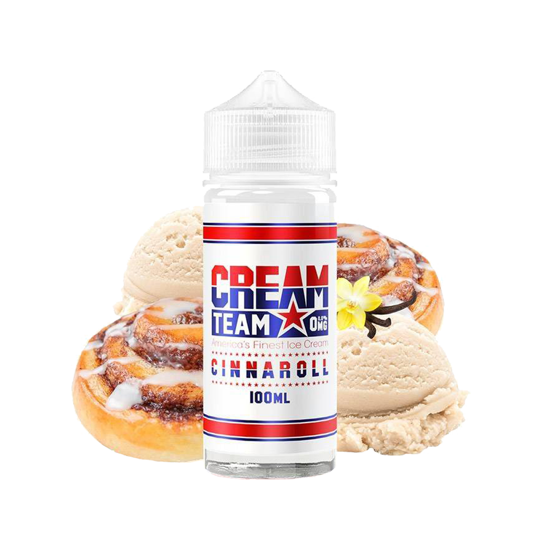 Cream team Cinnaroll By Kings Crest 120ml  E-liquide premium  xvape.ma Maroc.