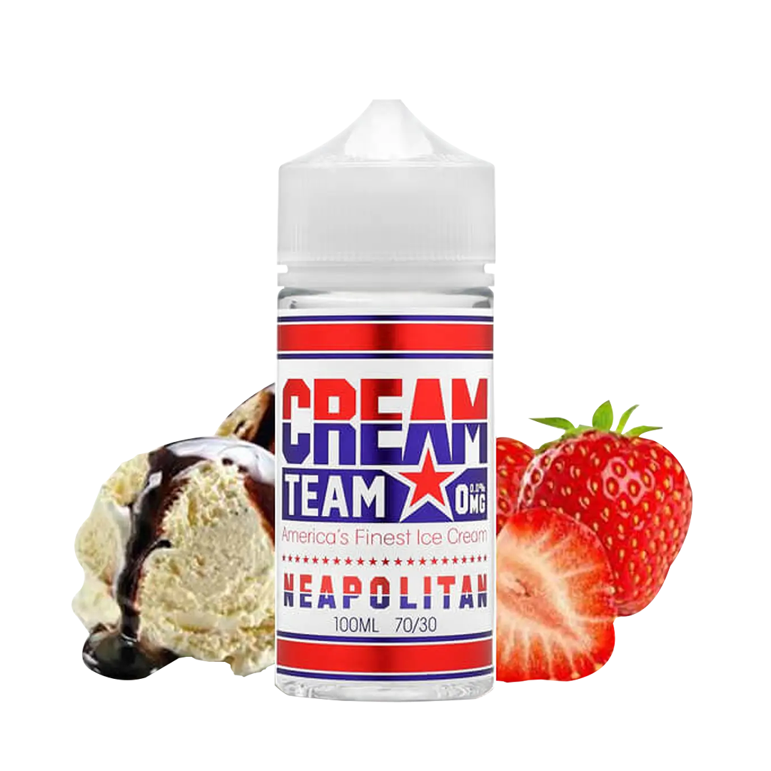 Cream team Neapolitan By Kings Crest 120ml  E-liquide premium  xvape.ma Maroc.