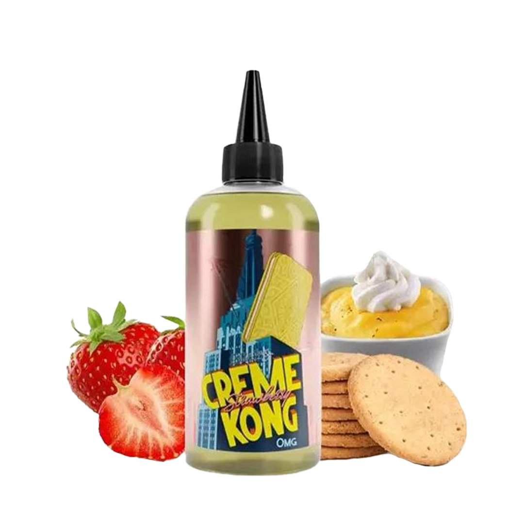 Creme Kong Strawberry Joe's Juice 200ml  E-liquide premium  xvape.ma Maroc.
