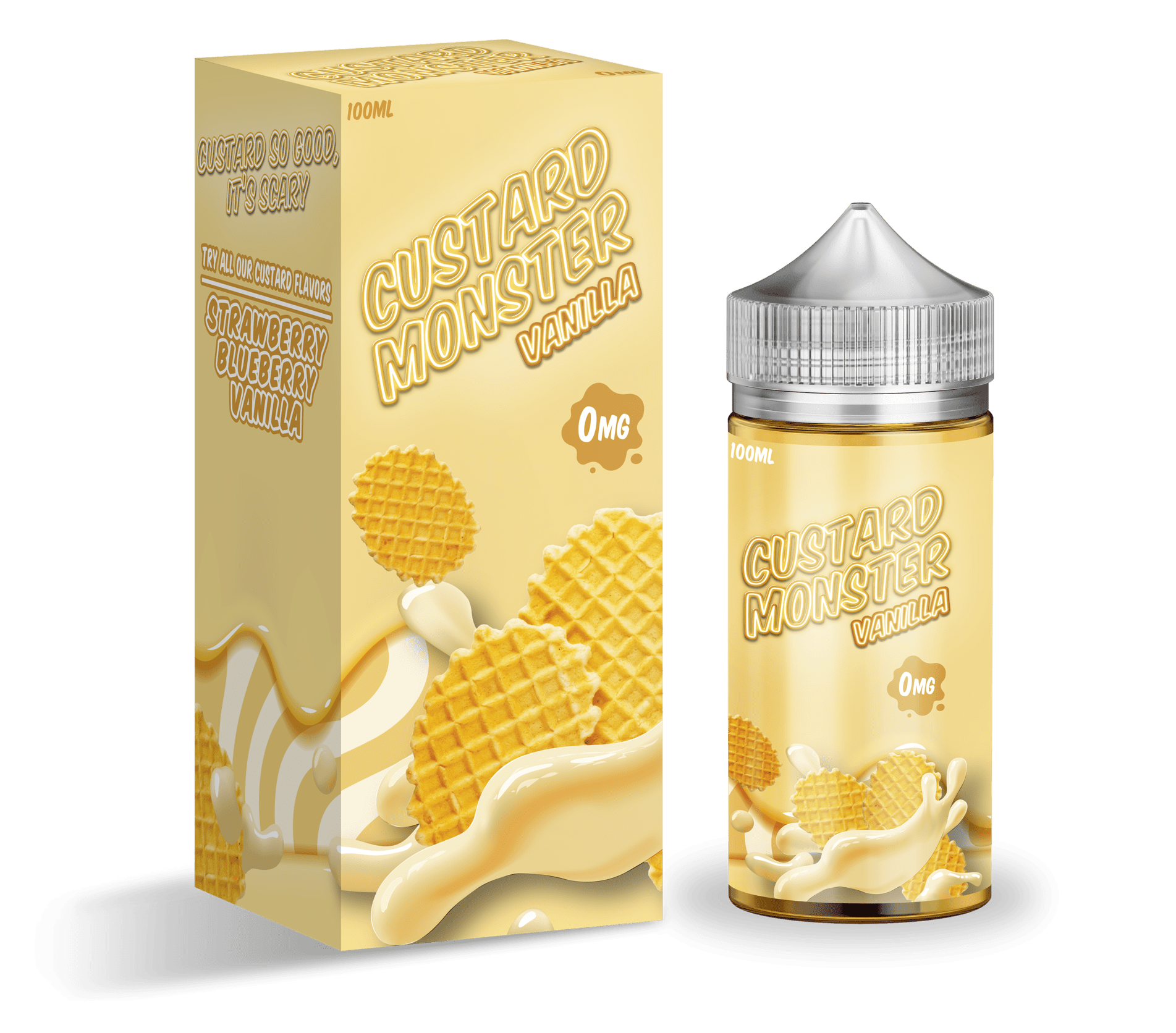 Custard monster Banana 120ml  E-liquide premium  xvape.ma Maroc.