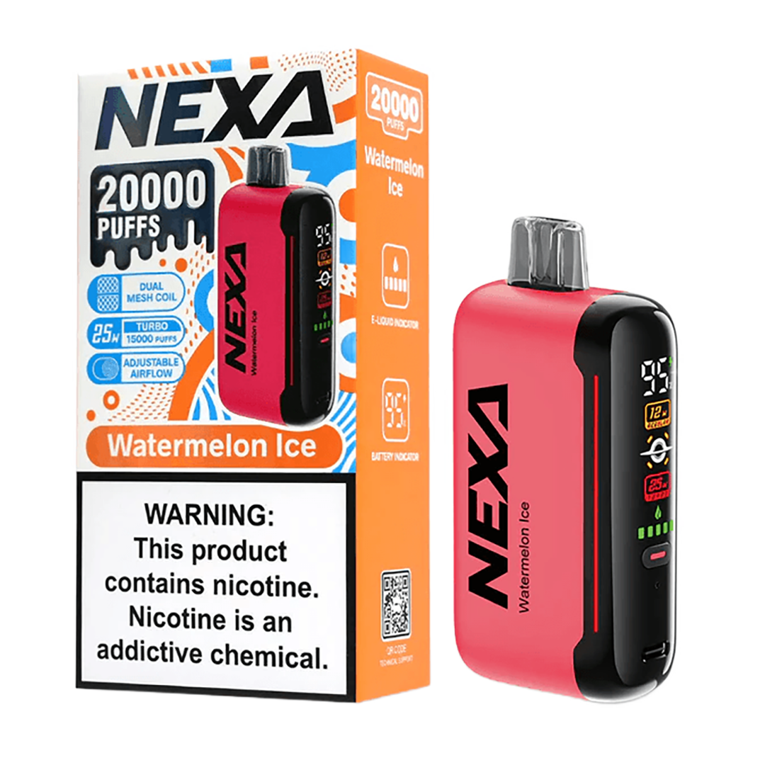 DragBar Nexa - Watermelon Ice - 20k Taffs 5% Jetable xvape.ma Maroc.