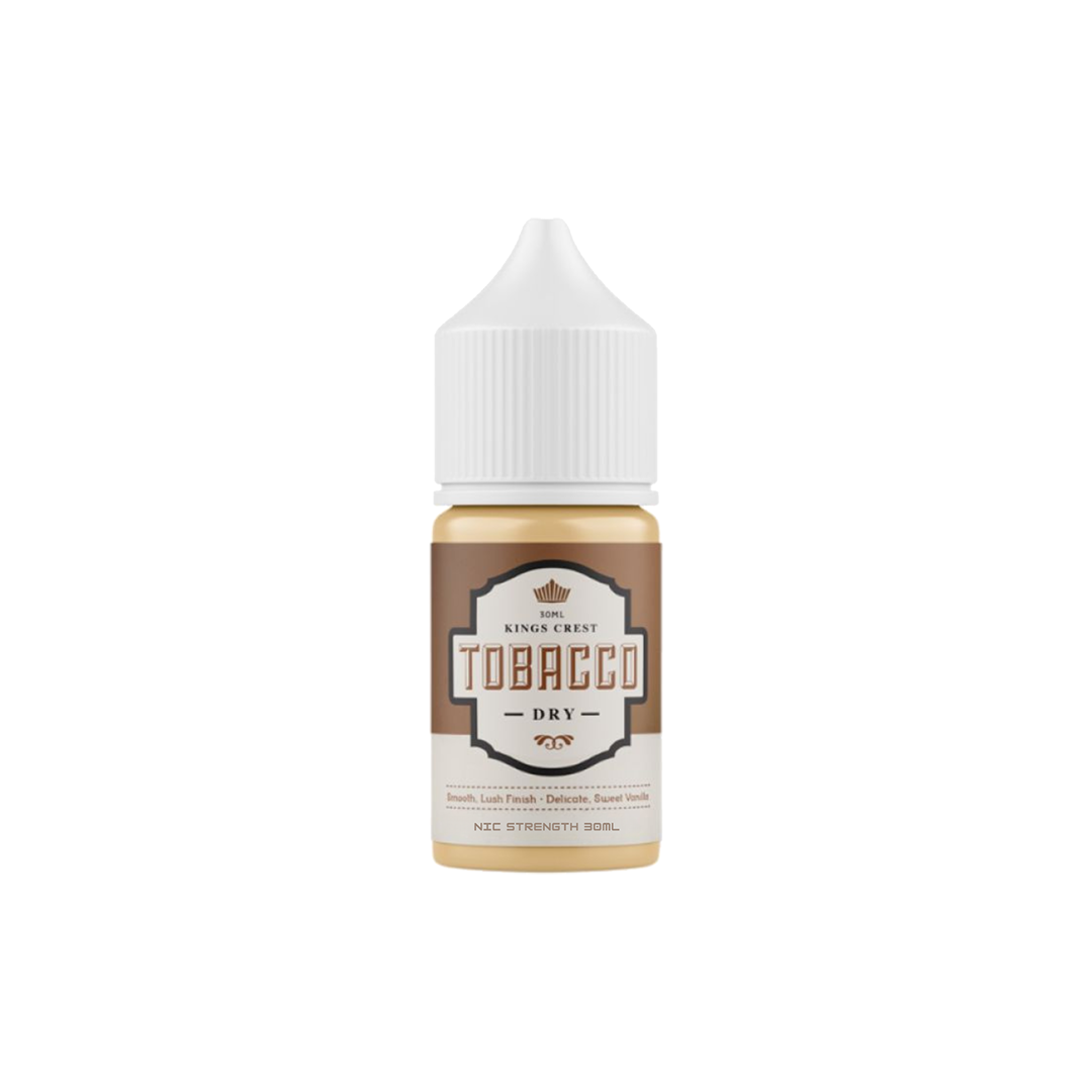 DRY TOBACCO 30 ml Salt E-Liquide by Kings Crest DRY TOBACCO 30 ml Salt E-Liquide by Kings Crest
