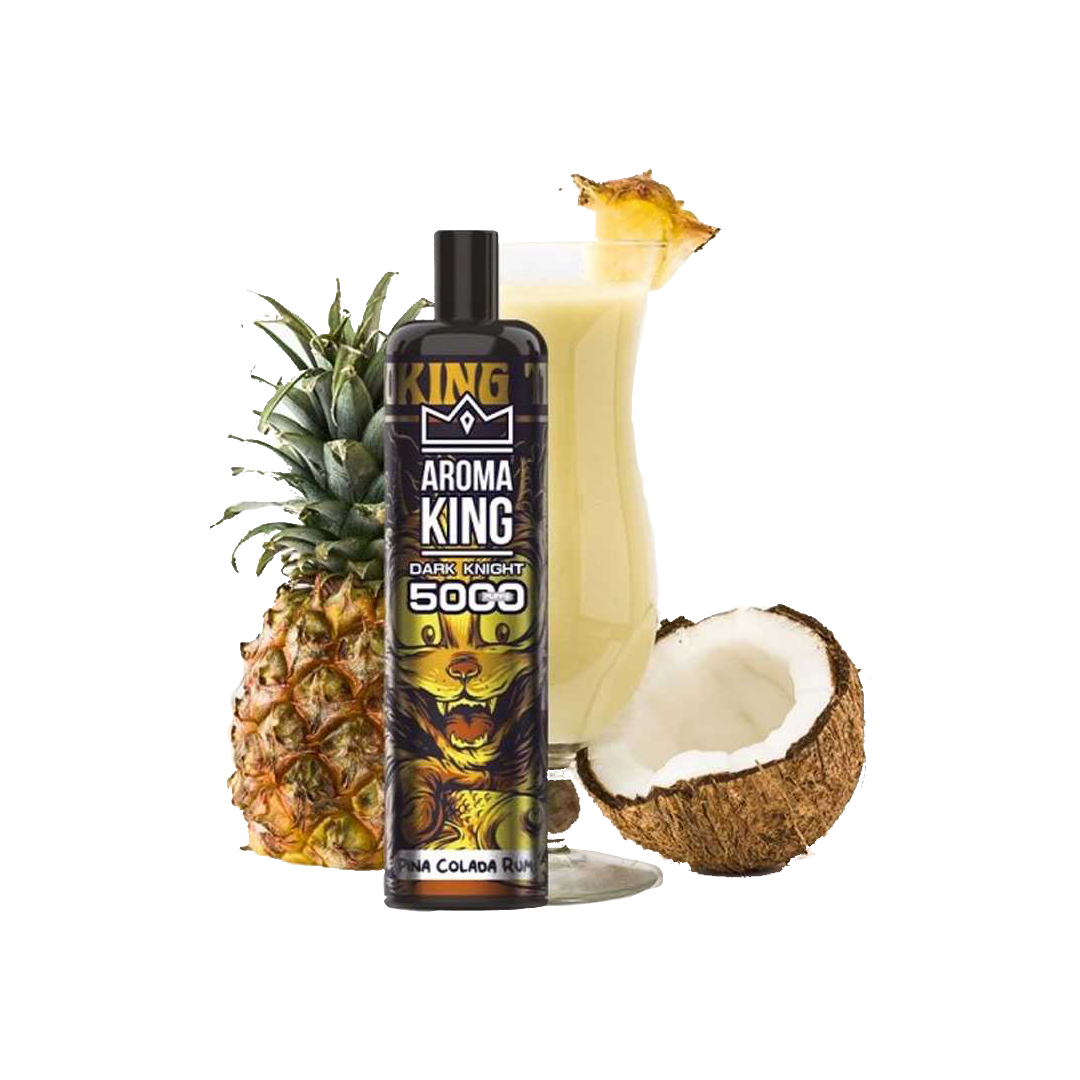 Dark Knight 5000 Puffs Pina Colada Rum 0mg - Aroma King  Jetable  xvape.ma Maroc.