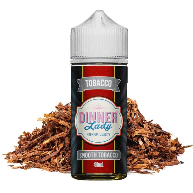 Dinner Lady - Smooth Tobacco - 120ml E-liquide premium xvape.ma Maroc.