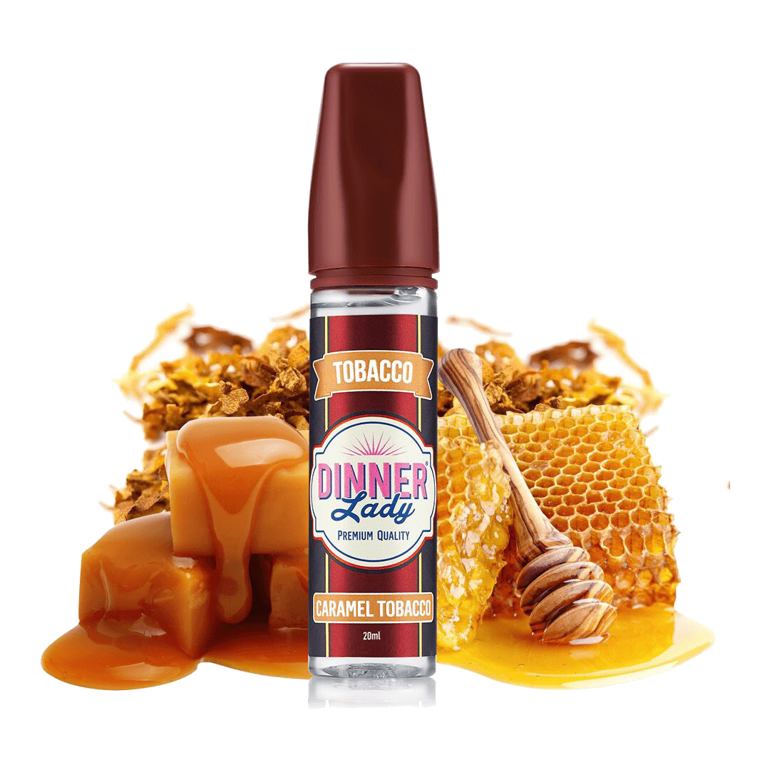 Dinner Lady Caramel Tobacco 60ml  E-liquide premium  xvape.ma Maroc.