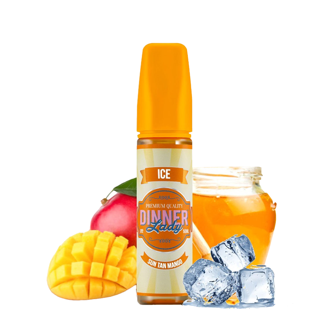 Dinner Lady Ice Sun Tan Mango 60ml  E-liquide premium  xvape.ma Maroc.