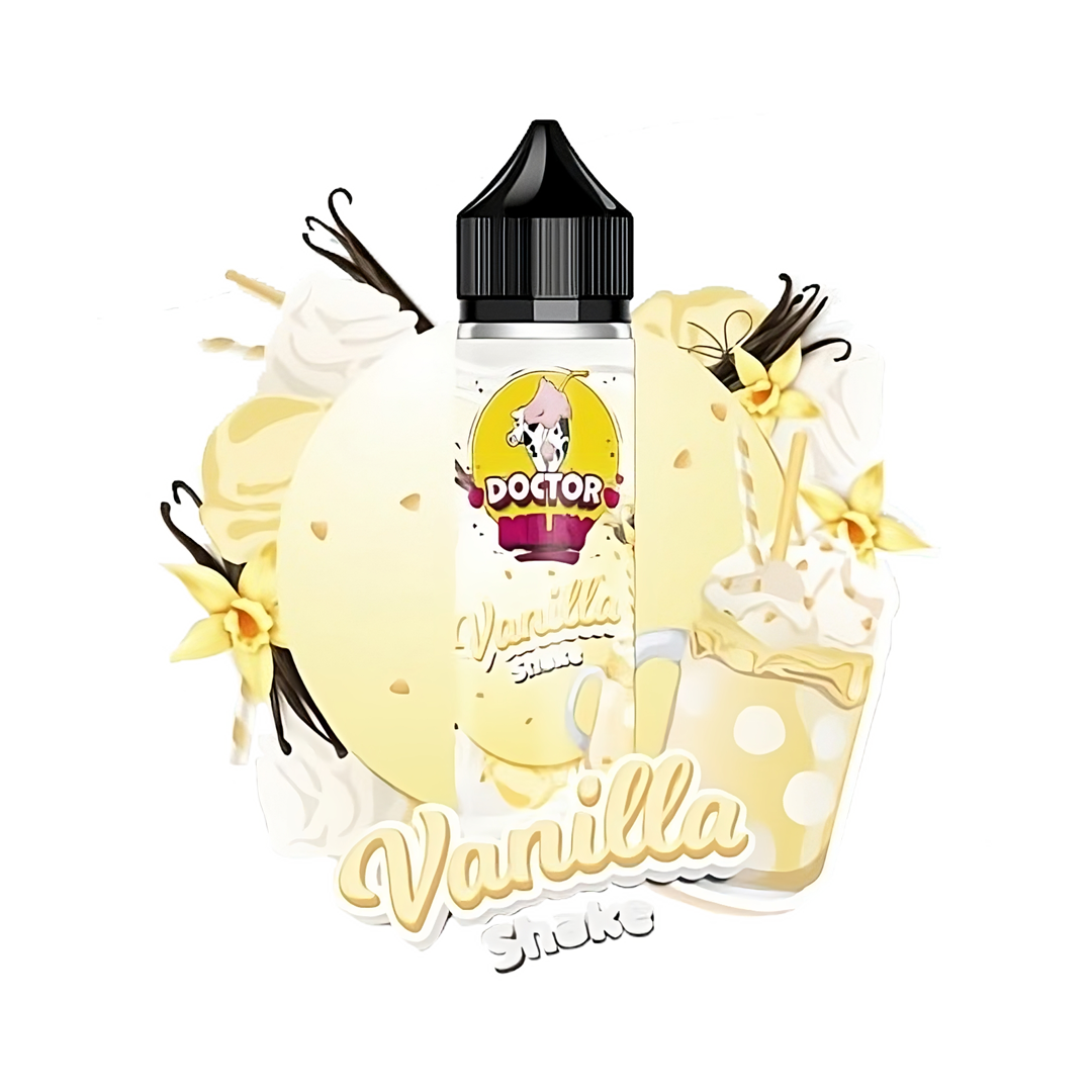 Doctor Milky Vanilla shake 60ml  E-liquide premium  xvape.ma Maroc.