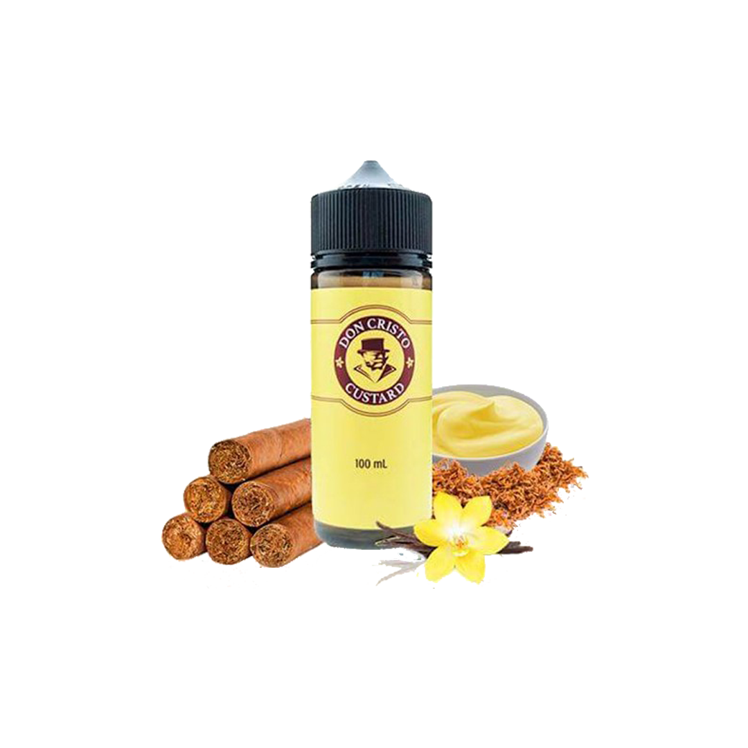 Don Cristo Custard 120 ML  E-liquide premium  xvape.ma Maroc.