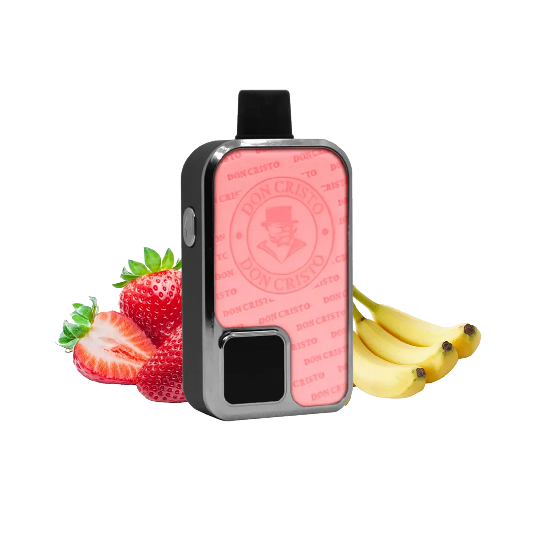 Don Cristo Bars Strawberry Banana 25K Puffs 2%  Jetable  xvape.ma Maroc.