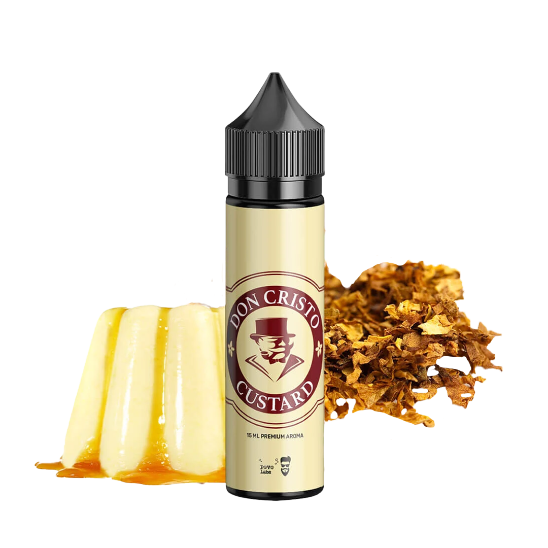 Don Cristo Custard 60ml  E-liquide premium  xvape.ma Maroc.