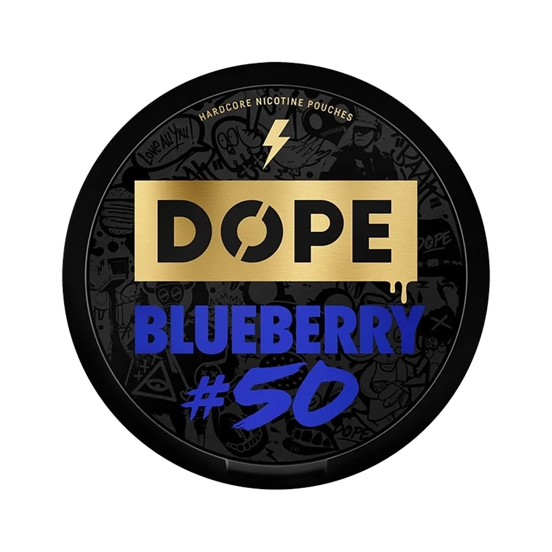 Dope - Nicotine pouche - Blueberry - 50mg/g