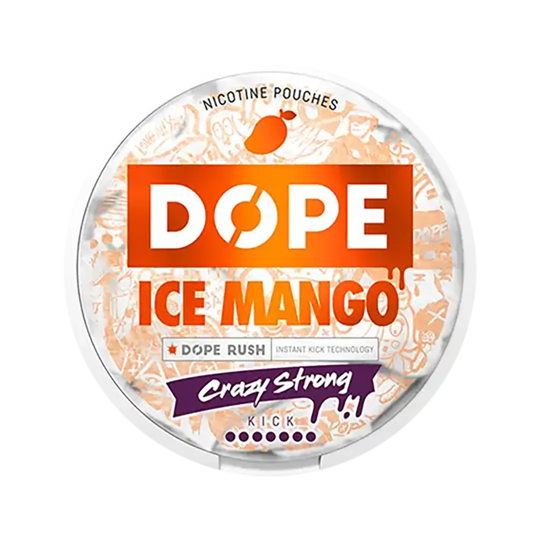 Dope - Nicotine pouche - Ice Mango - 50mg/g