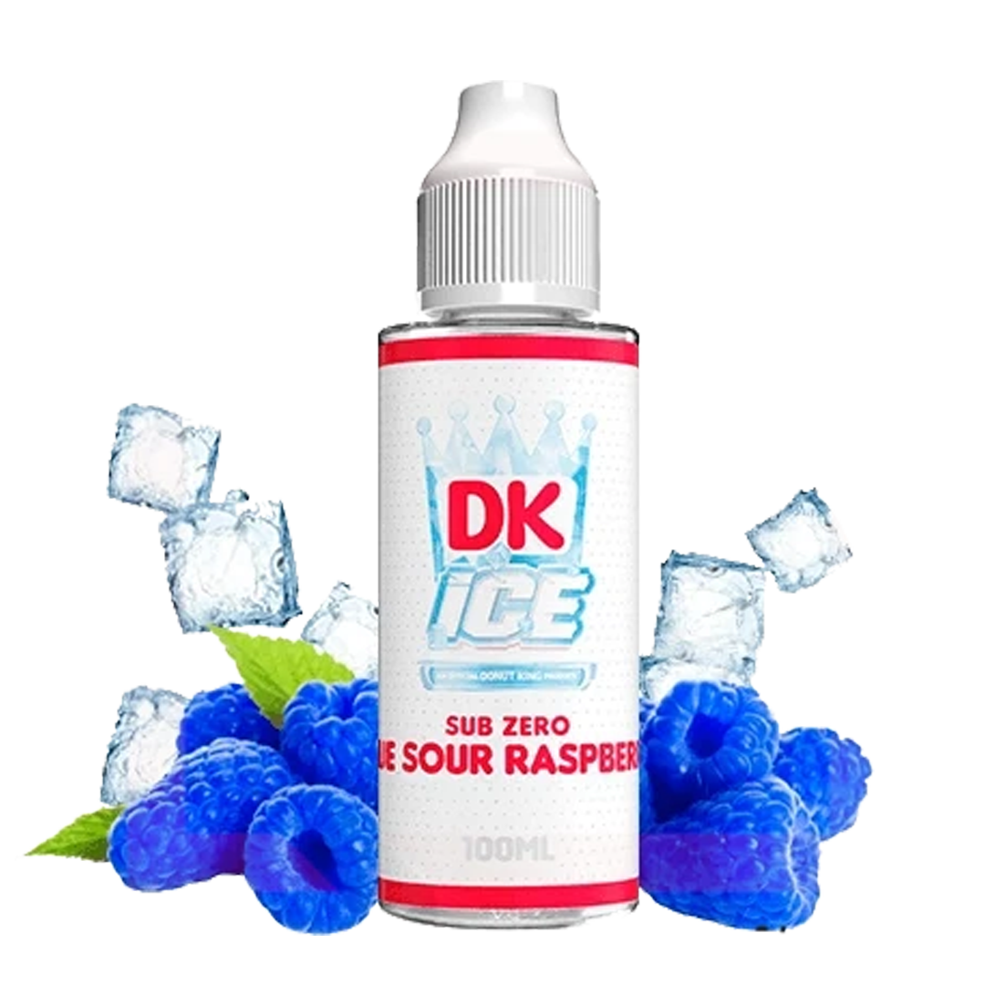 DK ice Sub zero blue raspberry 120ml  E-liquide premium  xvape.ma Maroc.