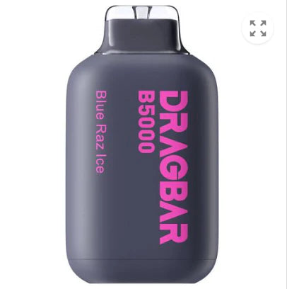DragBar B5000 - Blue Raz Ice - 5% Jetable xvape.ma Maroc.