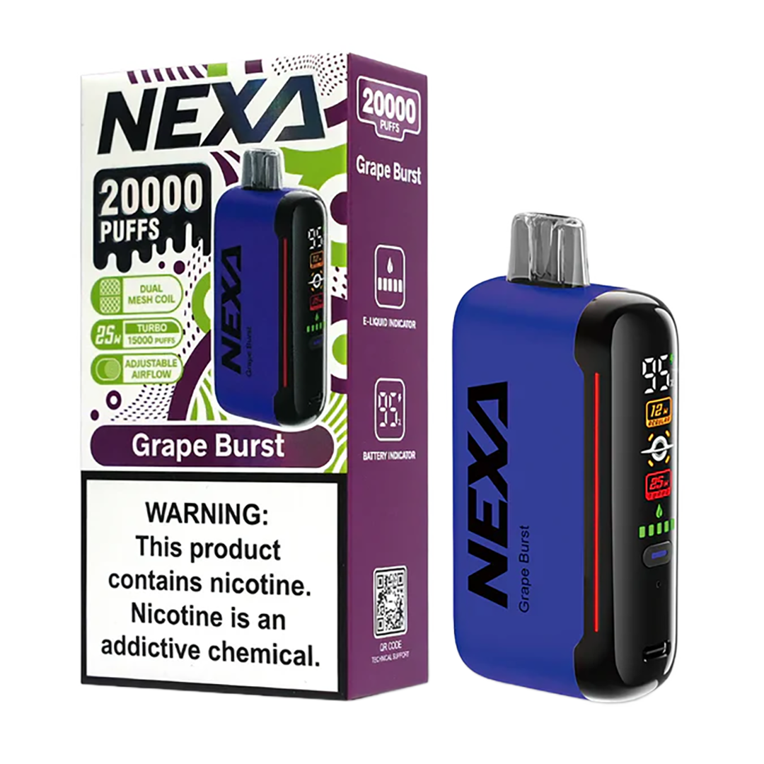 DragBar Nexa - Grape Burst - 20k Taffs 5% Jetable xvape.ma Maroc.