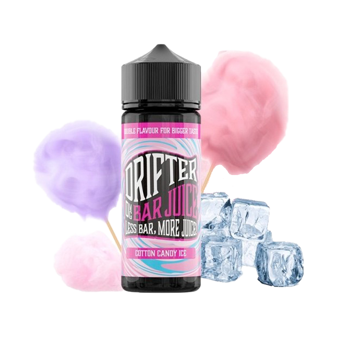 Drifter bar juice Cotton candy ice 120ml E-liquide premium xvape.ma Maroc.