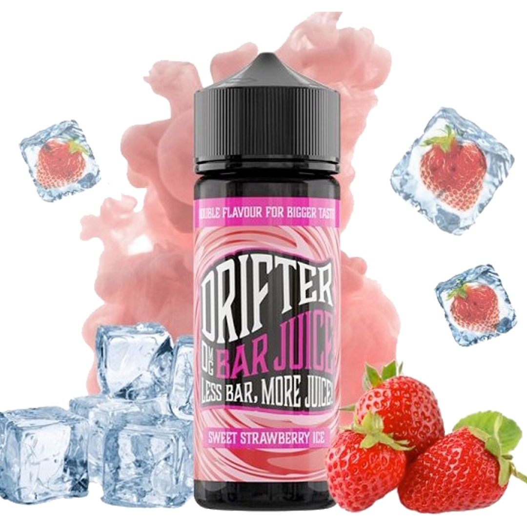 Drifter bar juice Sweet strawberry ice 120ml  E-liquide premium  xvape.ma Maroc.