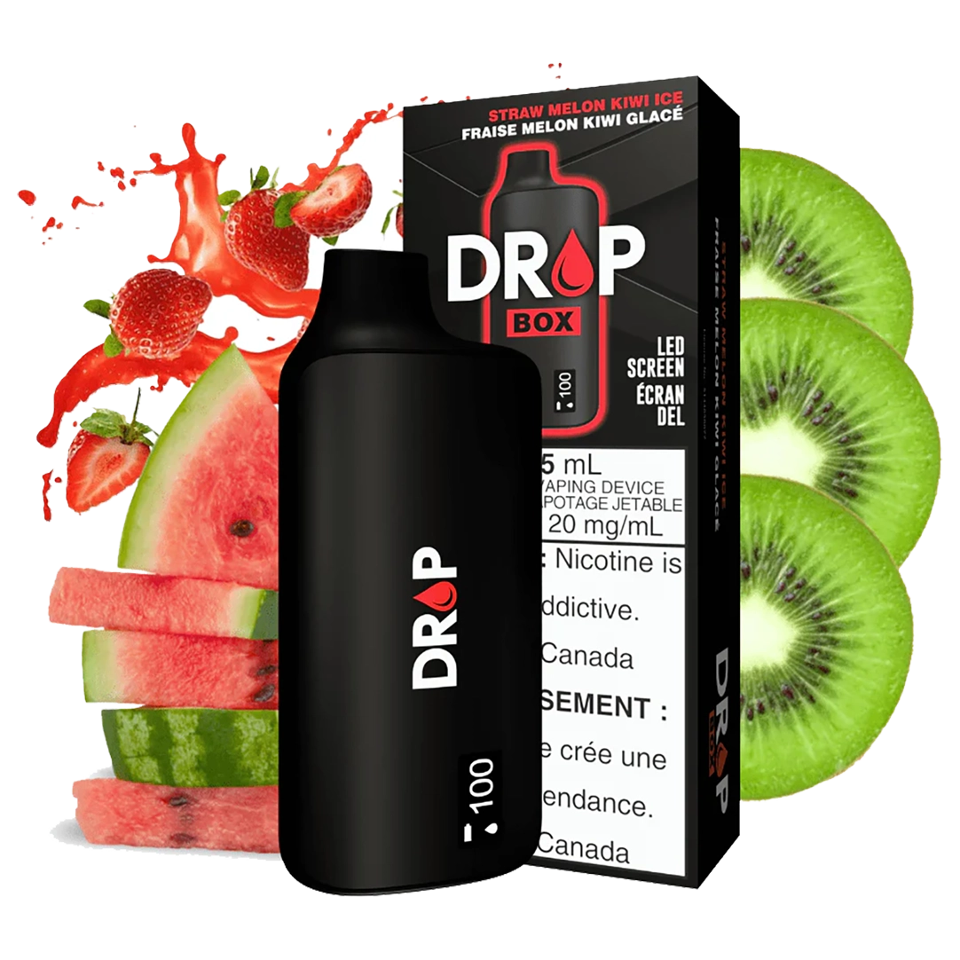Drop Box 8500 - Strawmelon Kiwi Ice 2% - By Stlth